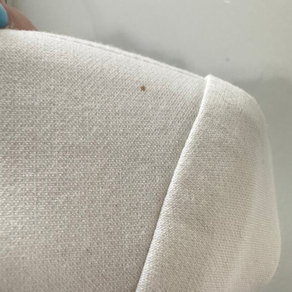 Zadig & Voltaire Vedy Bis Skull Ecru Single Breasted Blazer Size 36S Corpcore - Picture 10 of 15